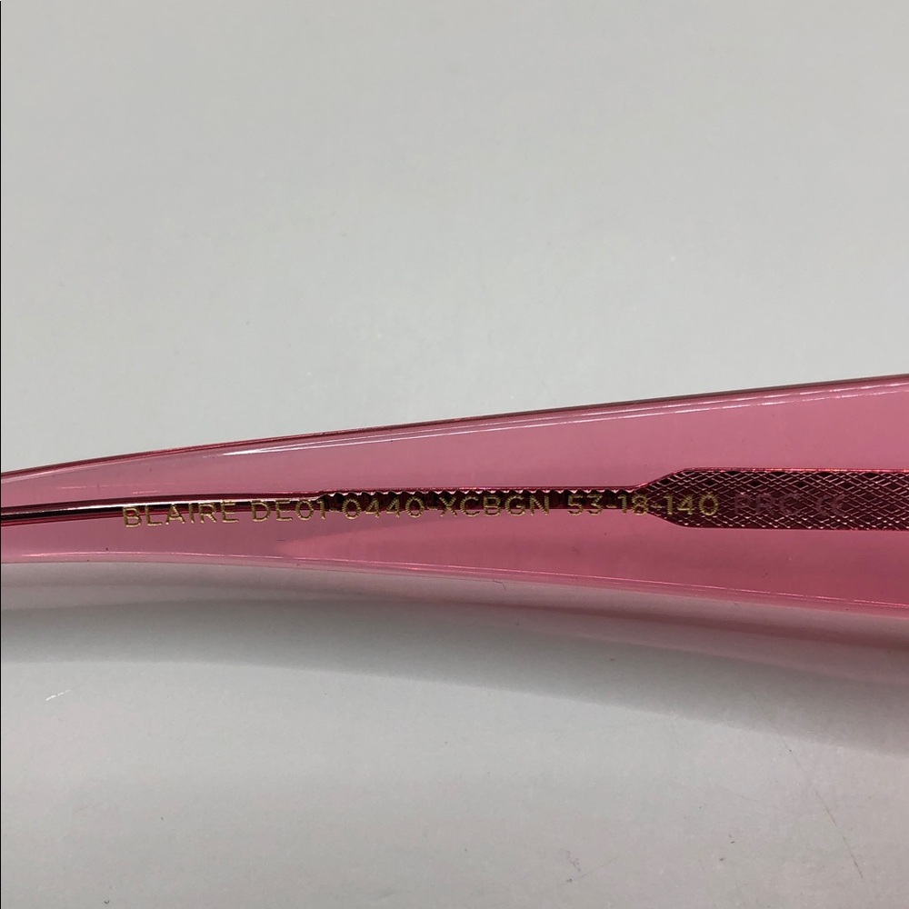 Diff Blaire sunglasses in candy pink crystal brown gradient sunglasses cat eye - Picture 7 of 13